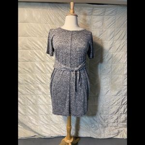 Livi Active marled grey dress tie waist 14/16